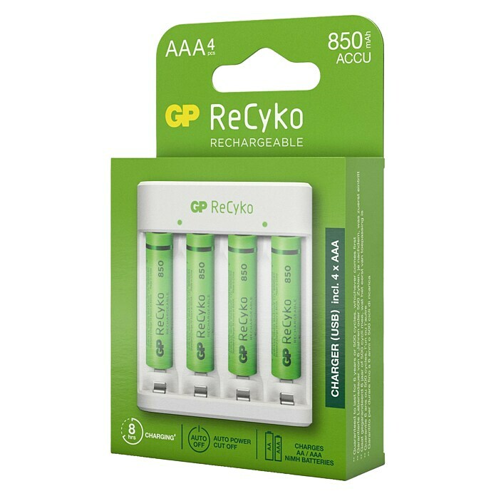 Gp Recyko Akku Ladeger T Aa Aaa Slot Nimh Batterieladeger T