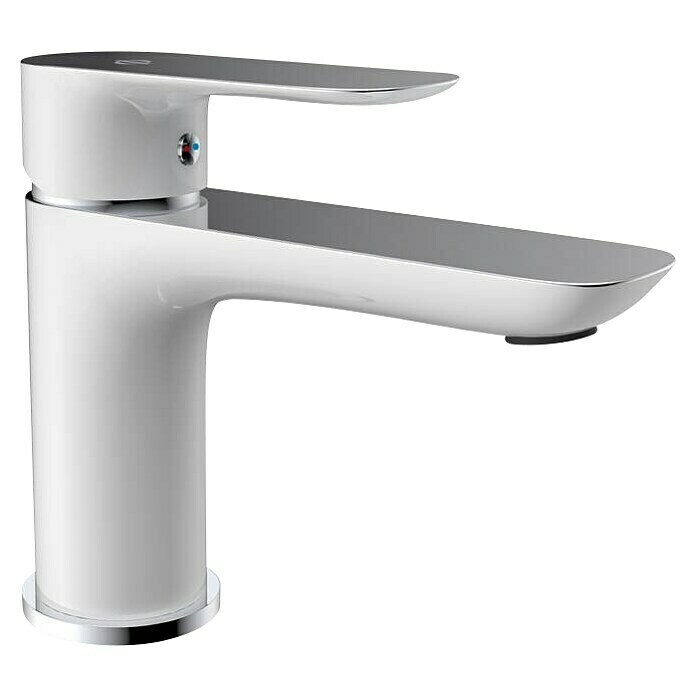 IO Cassio Grifo De Lavabo Blanco Cromo BAUHAUS