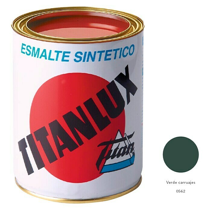 Titanlux Esmalte De Color Verde Carruajes Ml Brillante Bauhaus