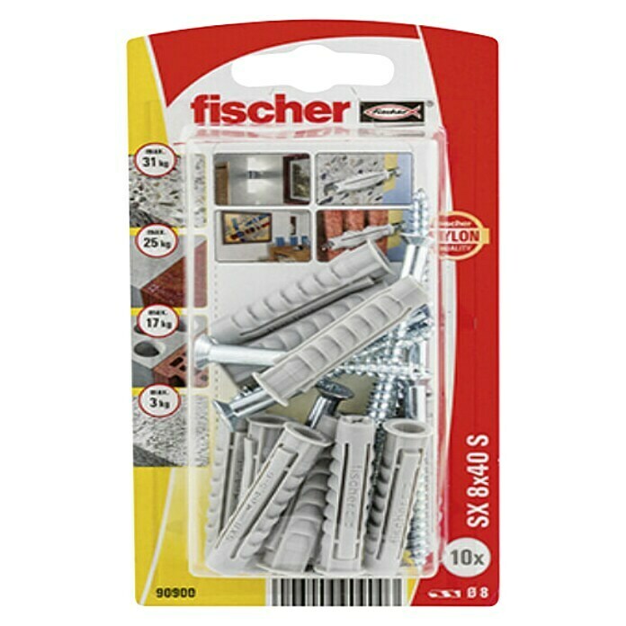 Fischer Tiple S Vijcima Fischer Promjer Tiple 8 Mm Duljina Tiple 40