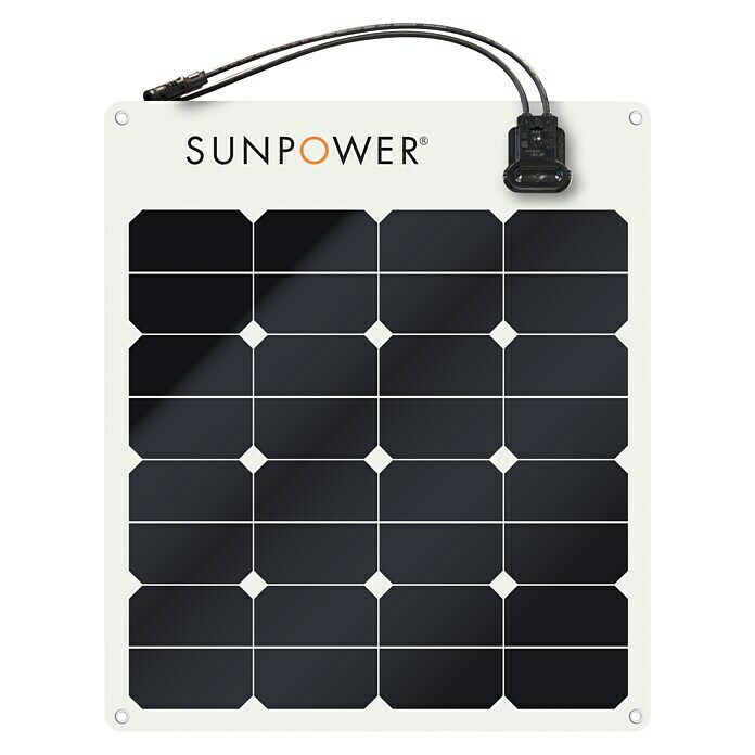 Panel Solar Semi Flexible Sunpower W C Lulas De Silicio