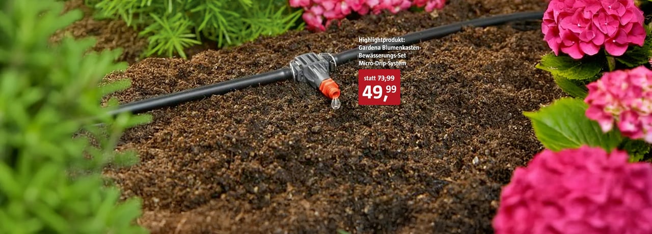 Automatische Gartenbewässerung