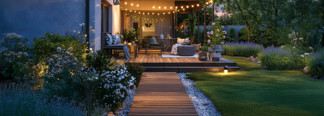 Balkon, Terrasse & Garten einfach verschönern