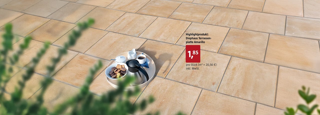 Alles für Ihre neue Terrasse