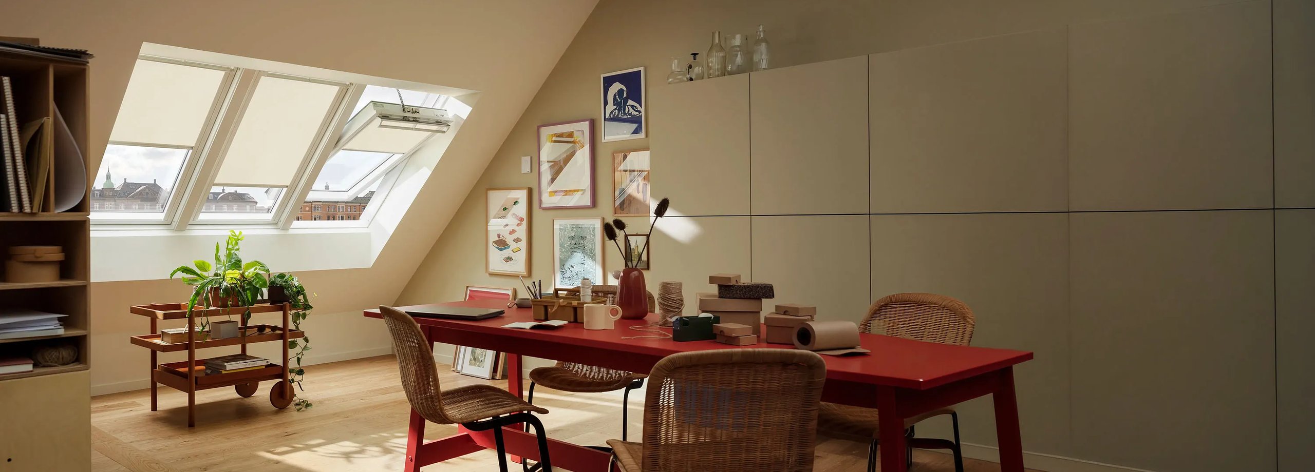 Zum Sonnenschutz und Hitzeschutz von Velux