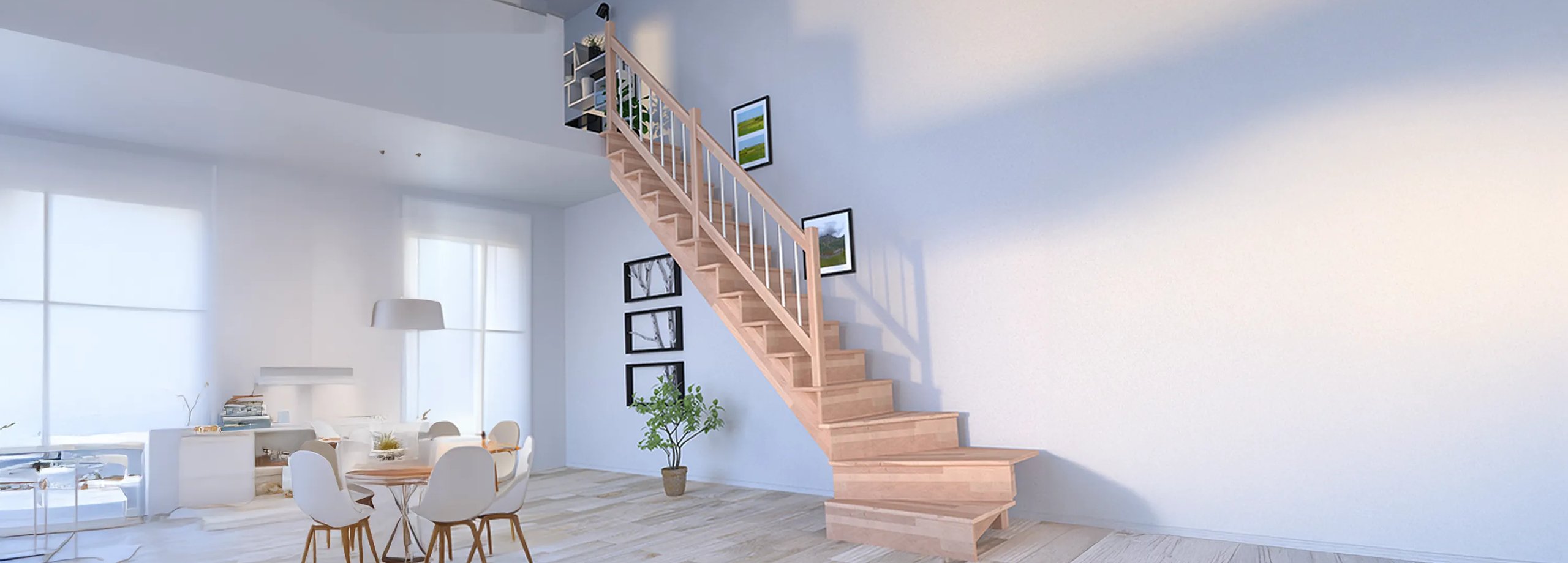 Massivholztreppe