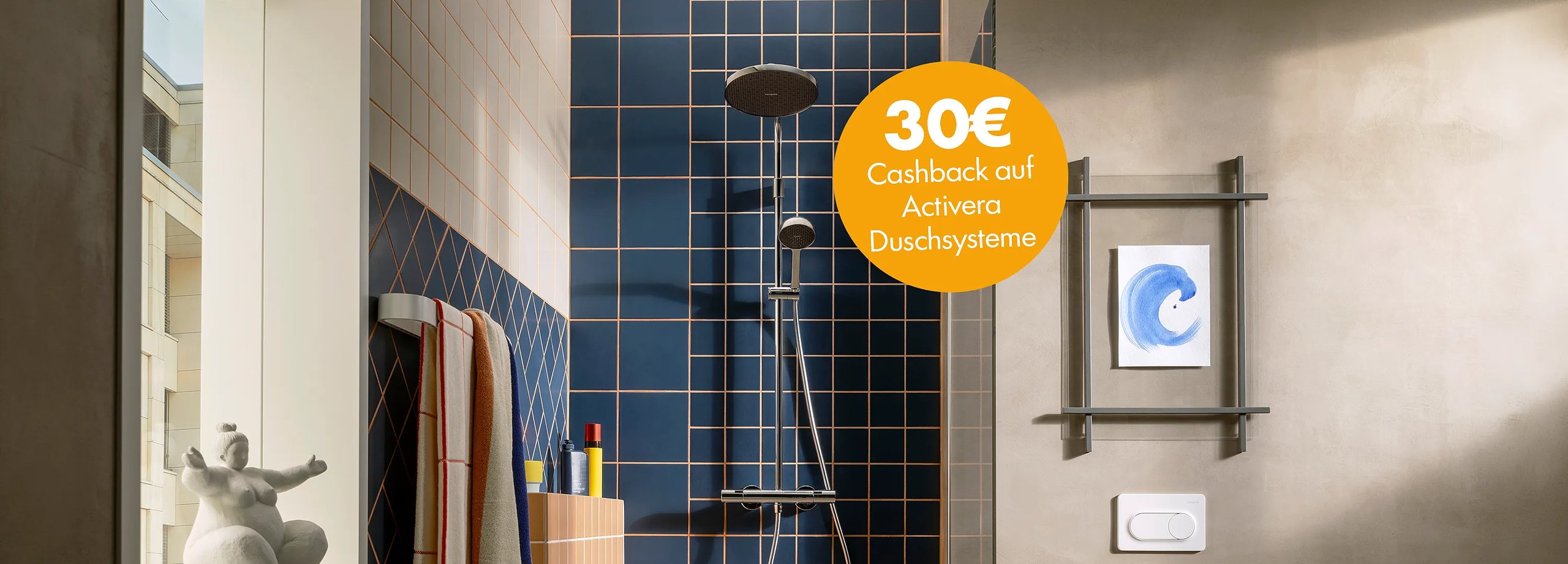 jetzt hansgrohe duschsystem bei bauhaus kaufen und cashback sichern