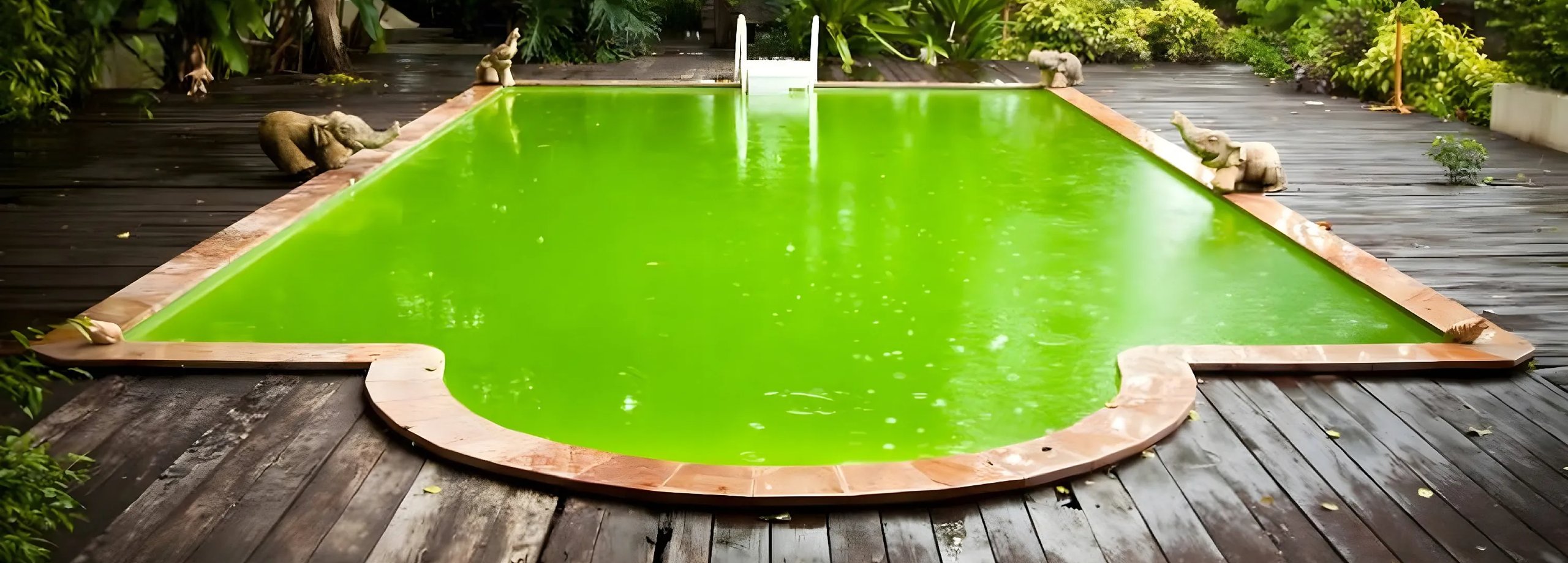 Cómo recuperar el agua de una piscina verde