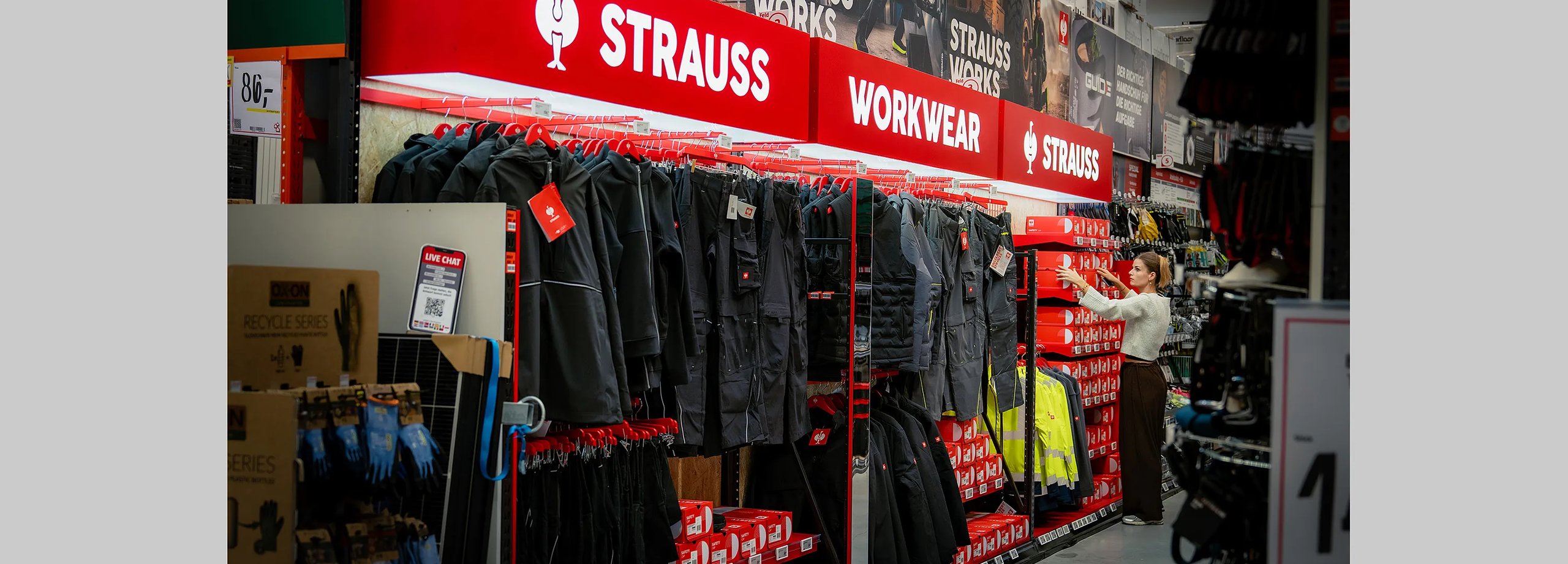 STRAUSS wird fester Bestandteil bei BAUHAUS