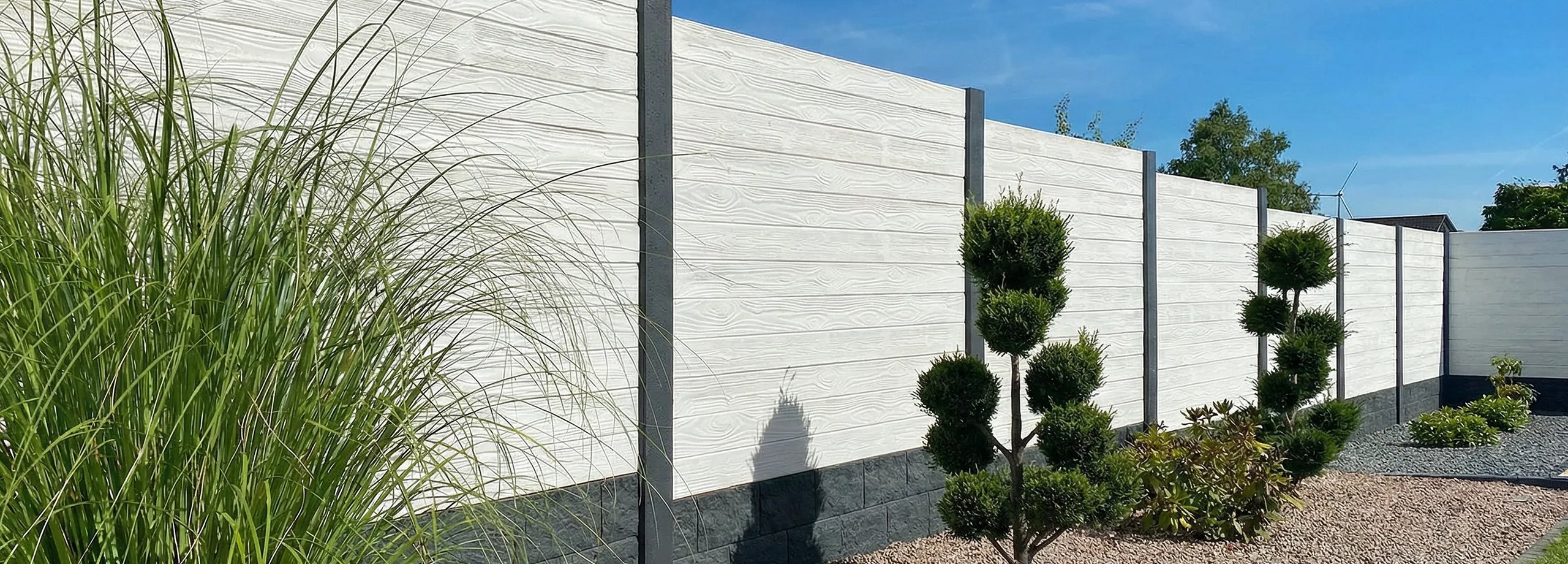 BAUHAUS Betonzaun