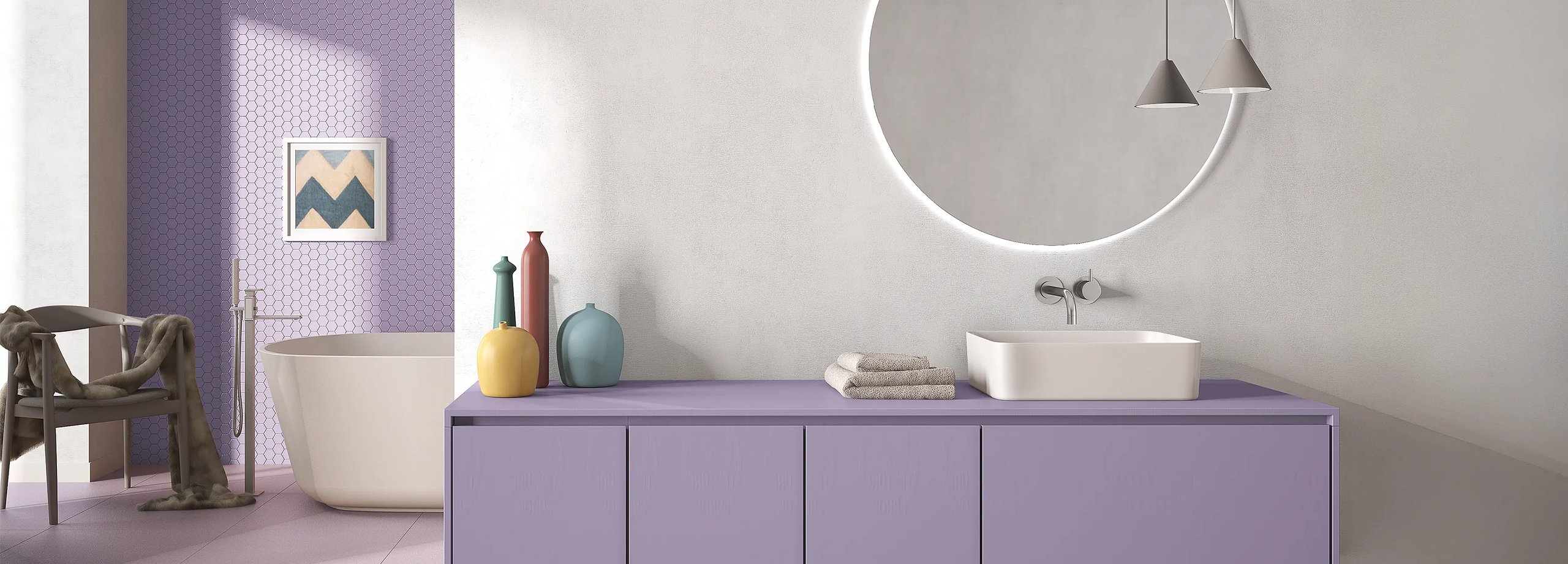 Farbe im Badezimmer