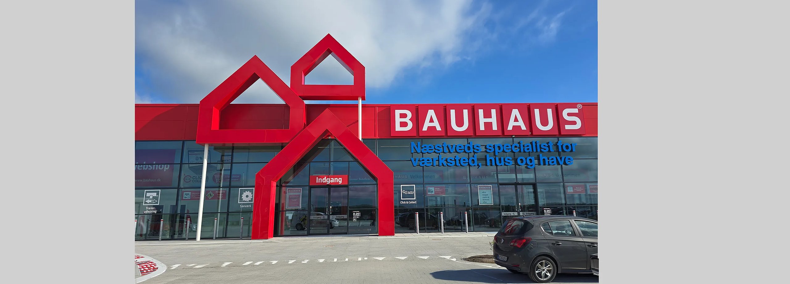 BAUHAUS eröffnet Neubau im dänischen Næstved