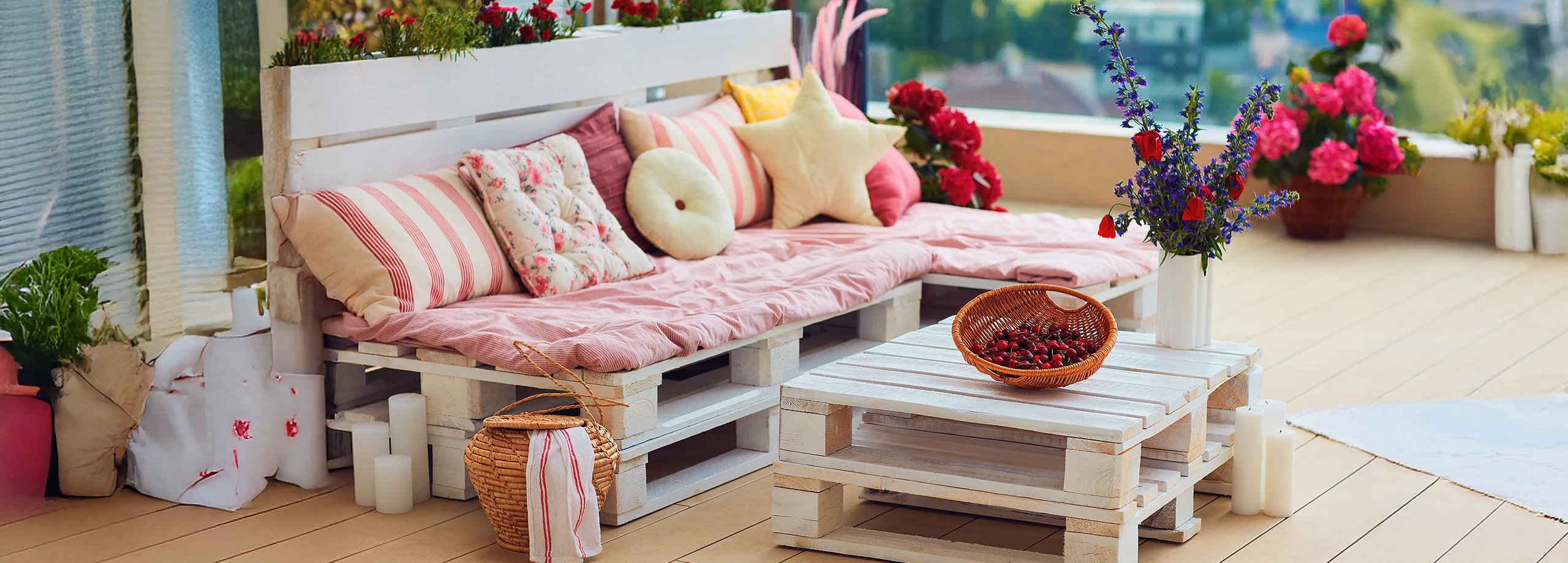 Gartenlounge selbst bauen