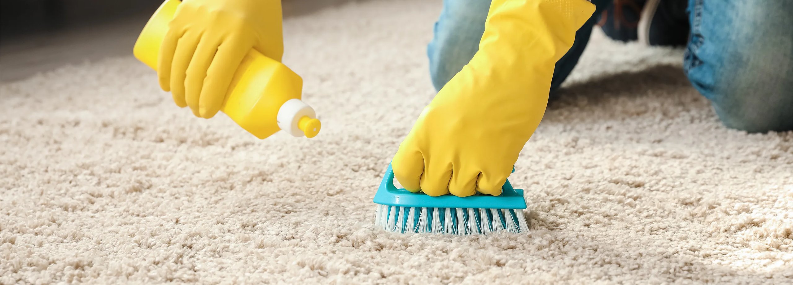 Teppich reinigen mit Hausmittel