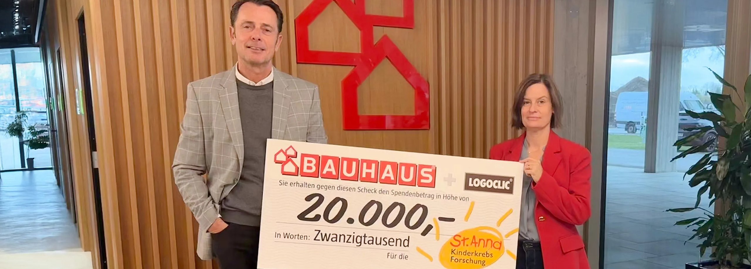 BAUHAUS unterstützt St. Anna Kinderkrebsforschung