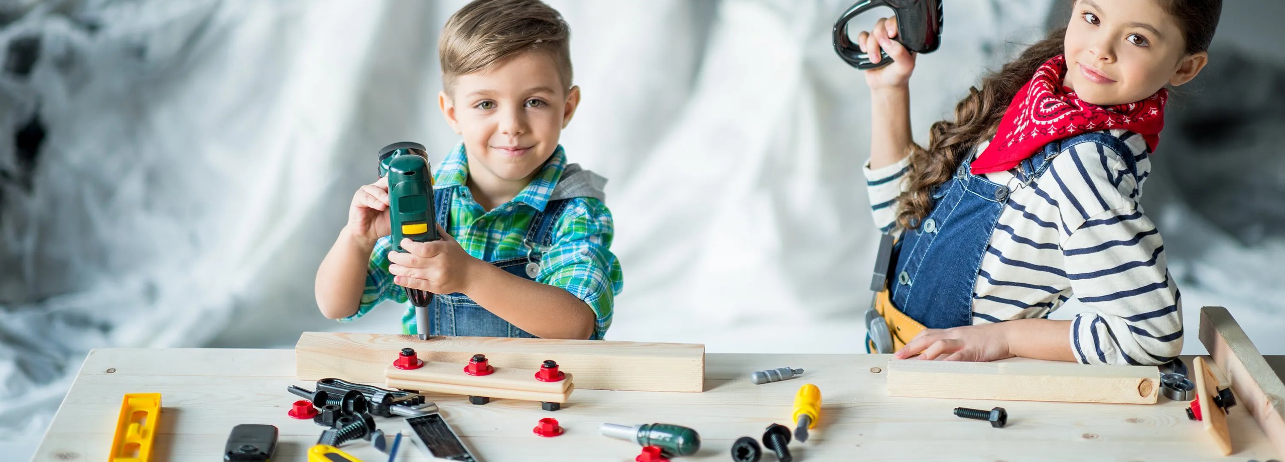 Werkbank für Kinder selbst bauen