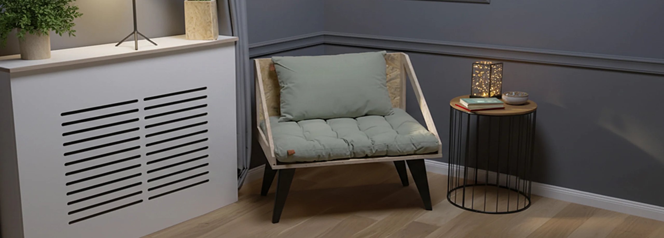 Sessel aus OSB-Platten