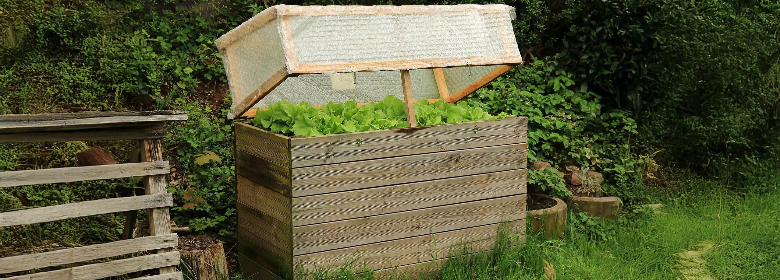 Hochbeet abdecken und vor Frost schützen