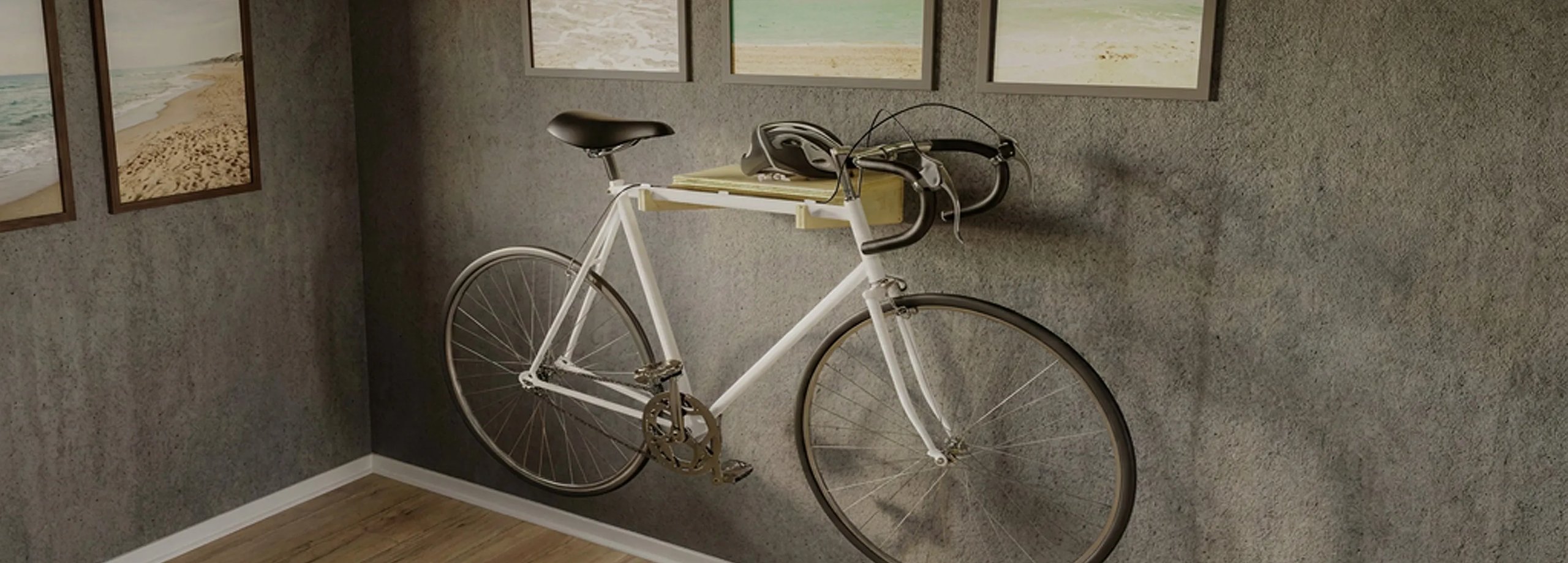 Holz-Halterung für das Fahrrad selber machen