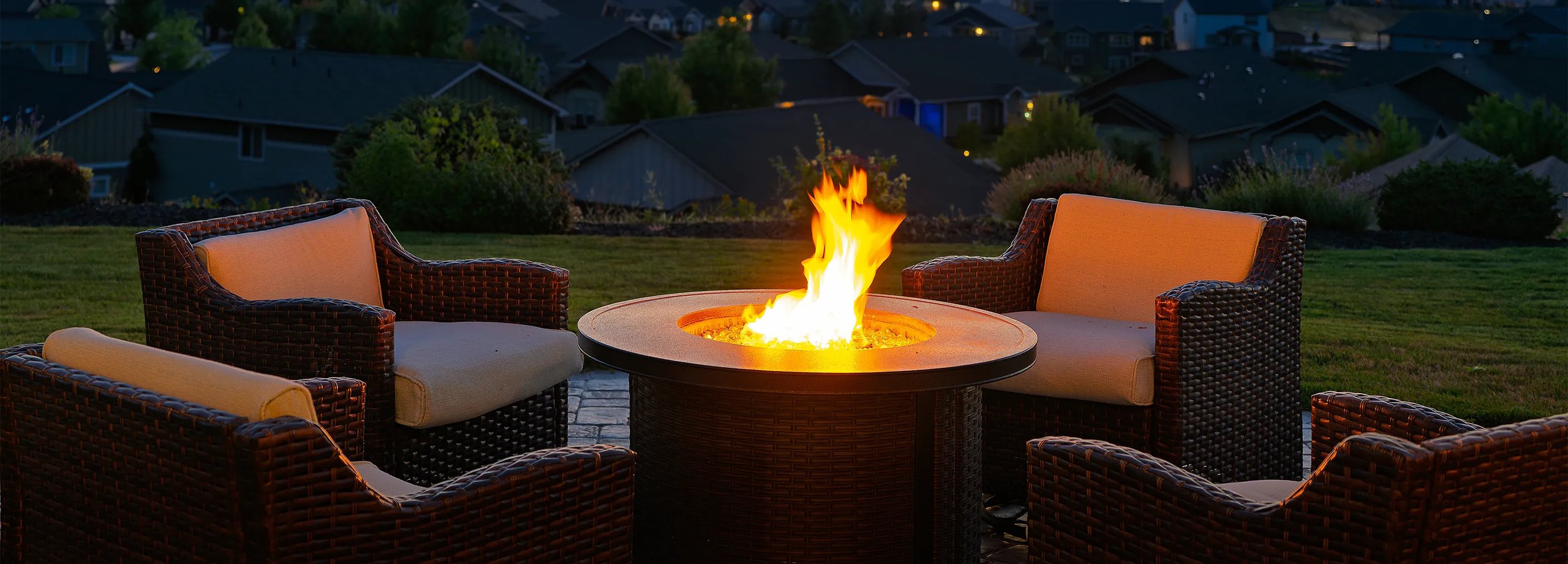 Feuerstelle im Garten