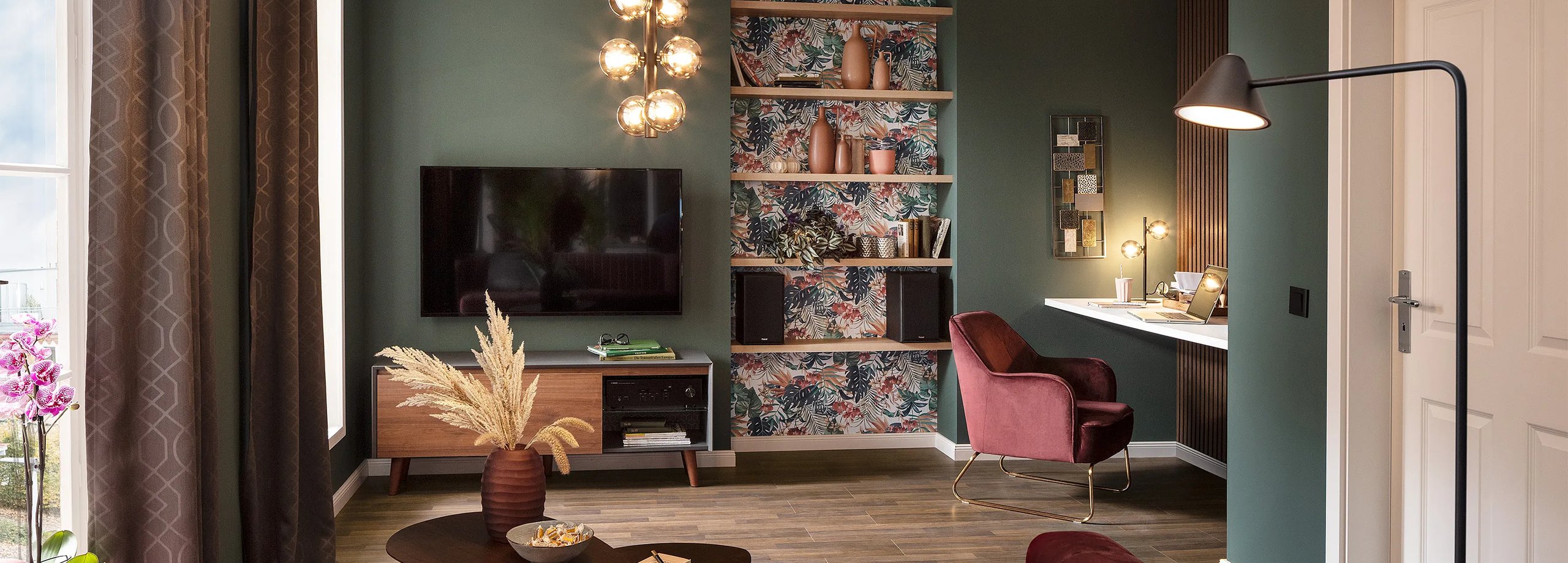 Mid-century modern mit zeitloser Eleganz