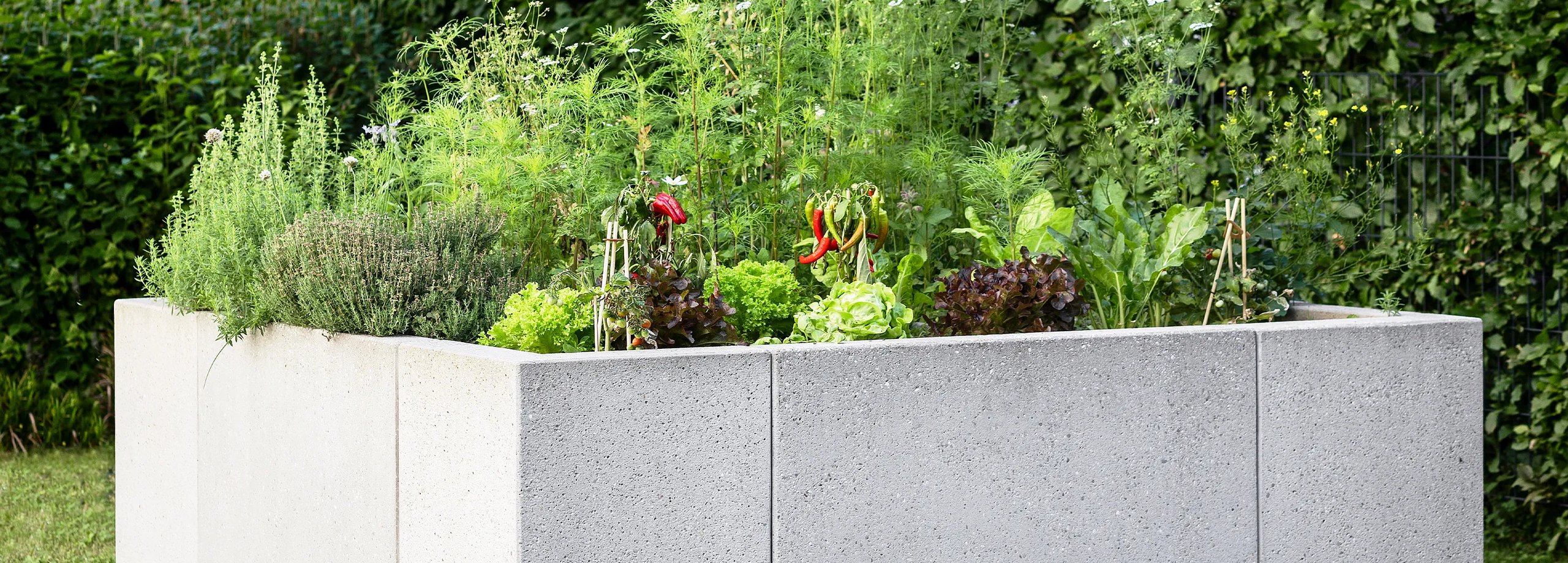 Steinhochbeet selber bauen