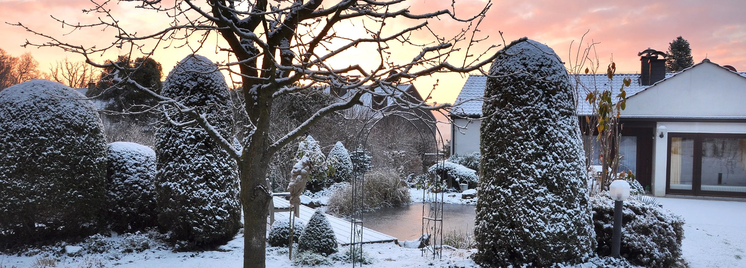 Garten winterfest machen