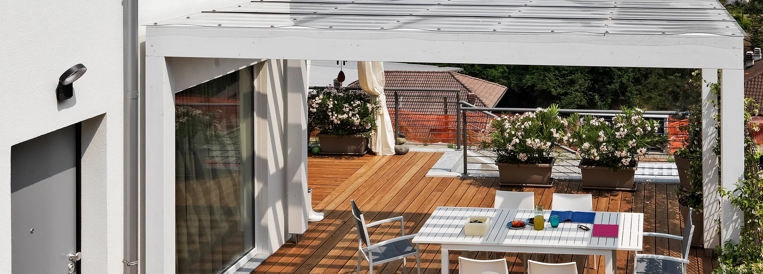 Sichtschutz für Terrasse selber bauen