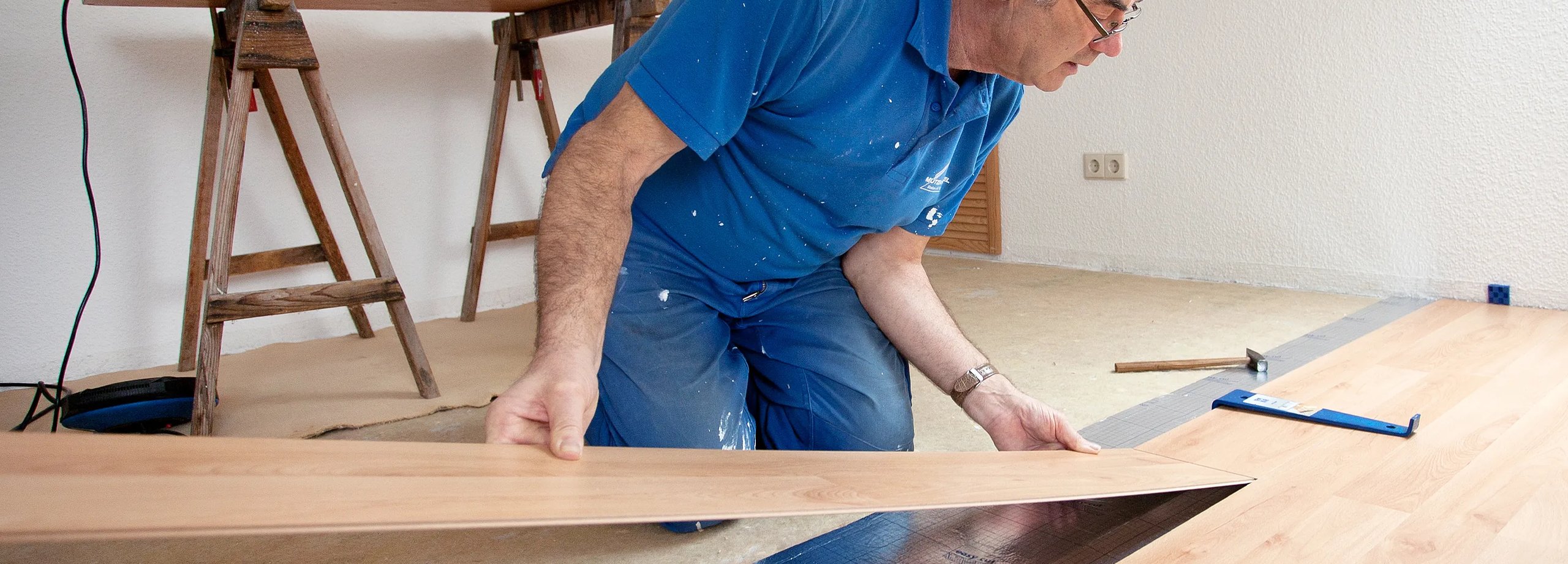 Laminat verlegen mit Klicksystem