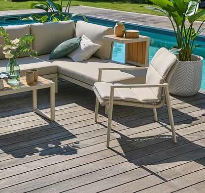 Outdoor-Trendfarbe Beige