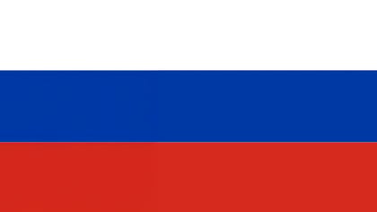 Flagge Russlands: Drei horizontale Streifen in Weiß, Blau und Rot. Ein Symbol der russischen Identität und Nationalität.