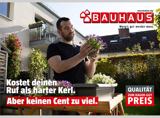 Frühjahrskampagne 2026: BAUHAUS feiert „Qualität zum Dauer-Gut-Preis"