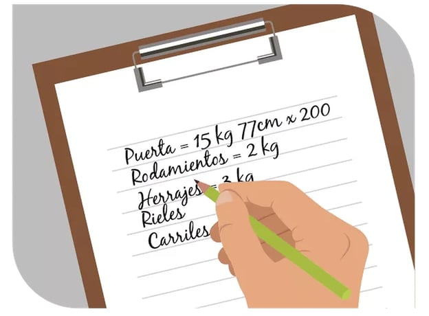 Paso 2: Haz una lista de materiales