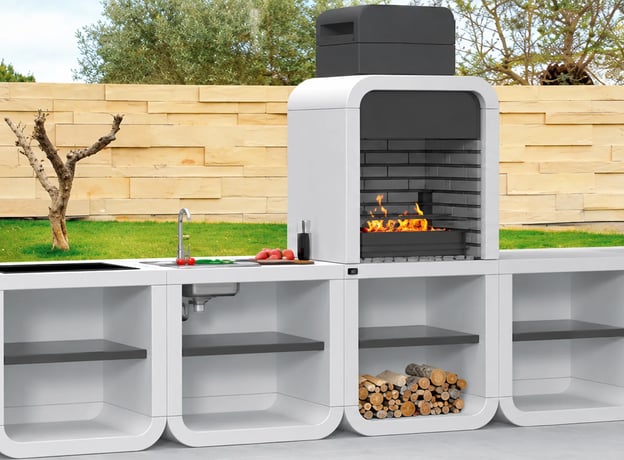 INSTALACIÓN DE BARBACOA DE OBRA