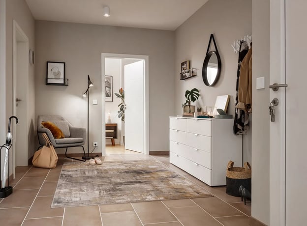 1. Modernes & dezentes Vorzimmer