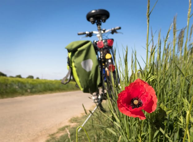 Panne während der Radtour