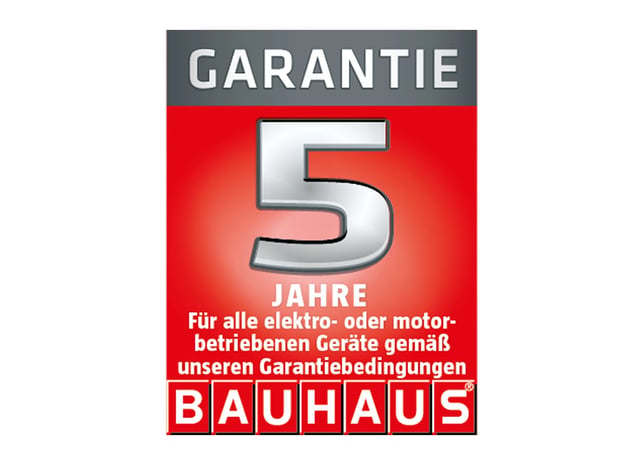 5 Jahre BAUHAUS Garantie