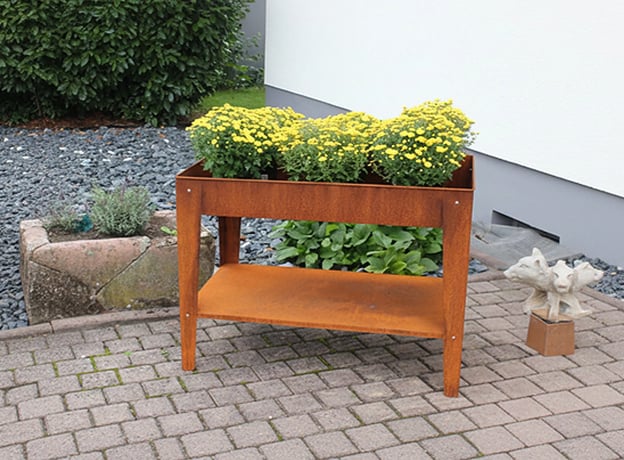 Cortenstahl – umweltfreundliche Schneckenabwehr