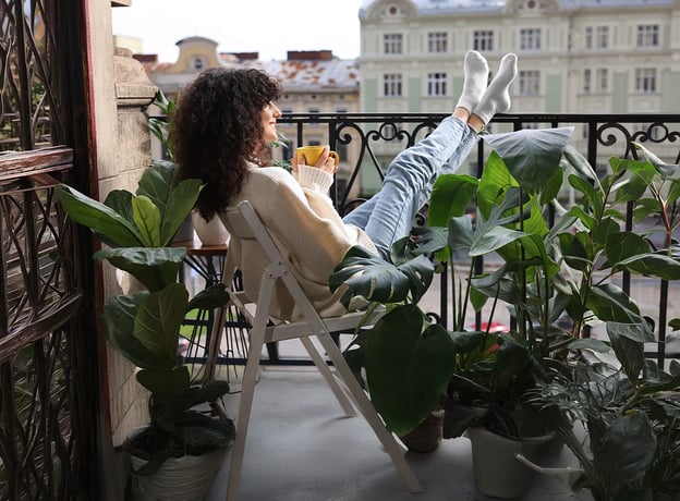 Ein kleines Paradies am Balkon schaffen