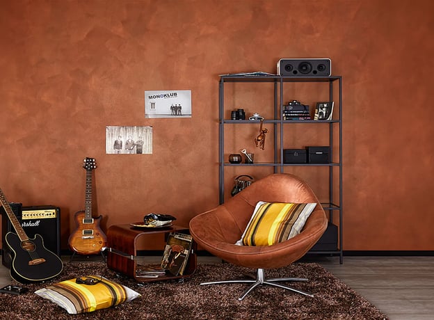 Moderne Wandgestaltung im Loft-Design