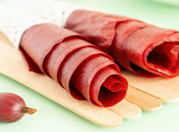 Fruchtleder statt Gummibärchen