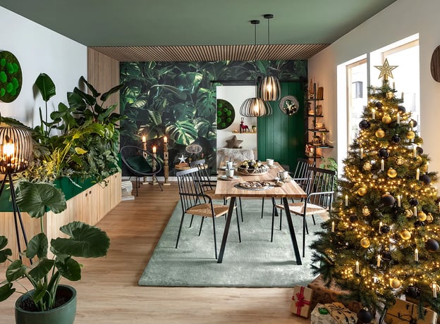 Weihnachten im biophilen Design