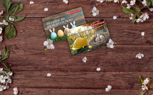 Gutschein als Ostergeschenk