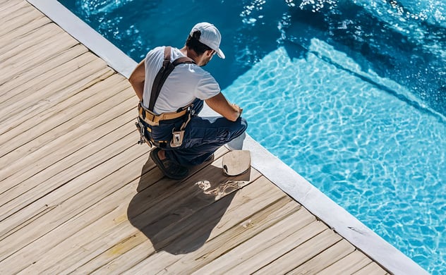 Poolfundament bauen