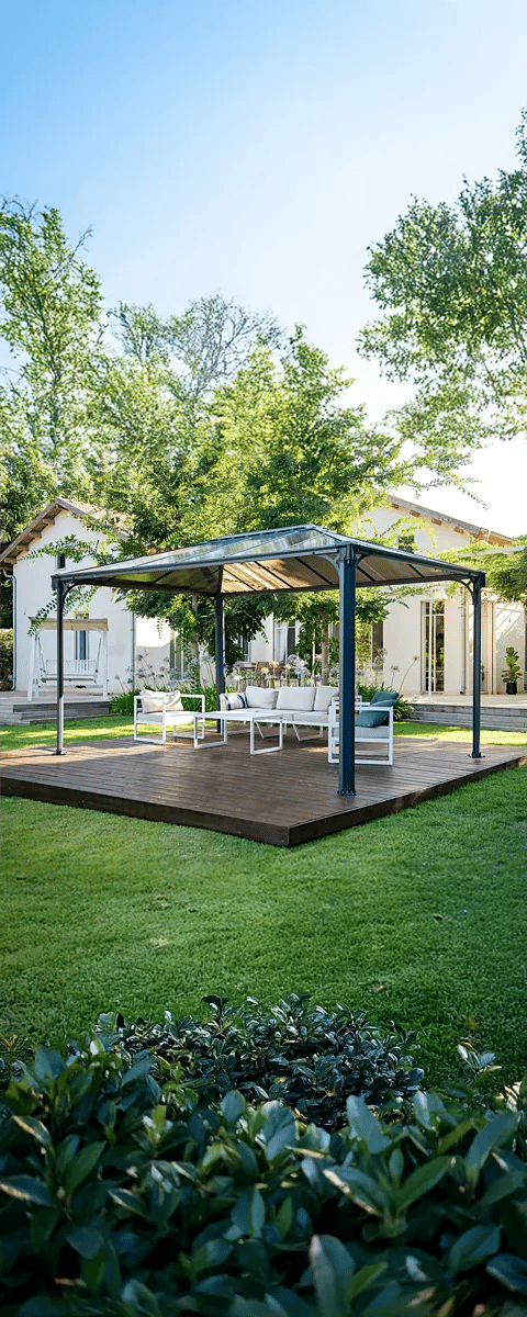 BAUHAUS Pavillons aus Metall