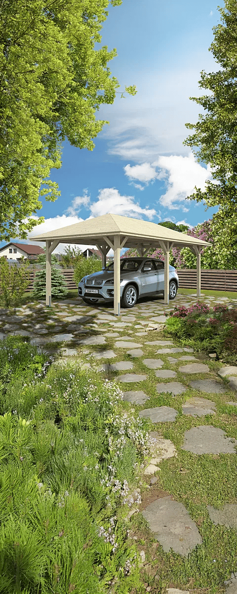 BAUHAUS Auswahl an Carports aus Holz