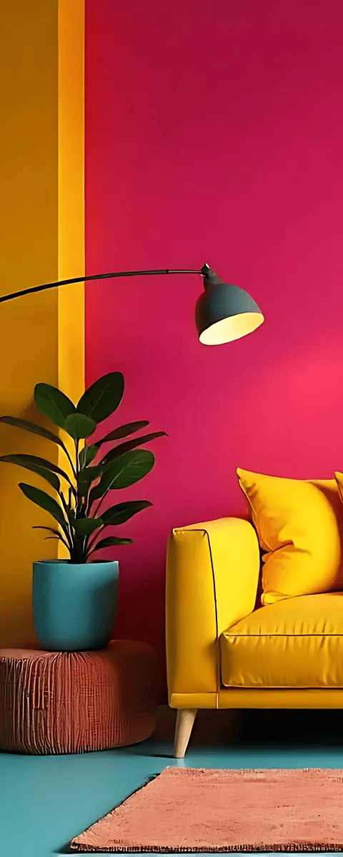 Zu den bunten Wandfarben von swingcolor