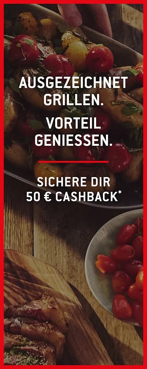 Weber Cashback Aktion - so gehts