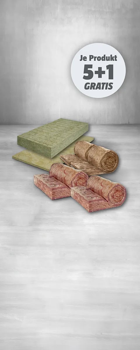 Knauf Dämmrollen und Dämmplatten