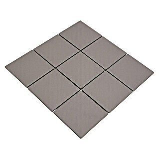 Mozaik pločica Quadrat Uni CU 902 (29,8 x 29,8 cm, Svijetlosive boje, Mat)